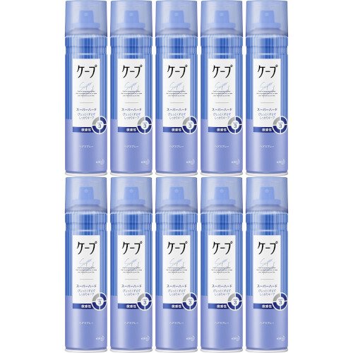 ケープ スーパーハード 微香性 180g【10個セット】(4901301373748-10)の通販は 6,216円