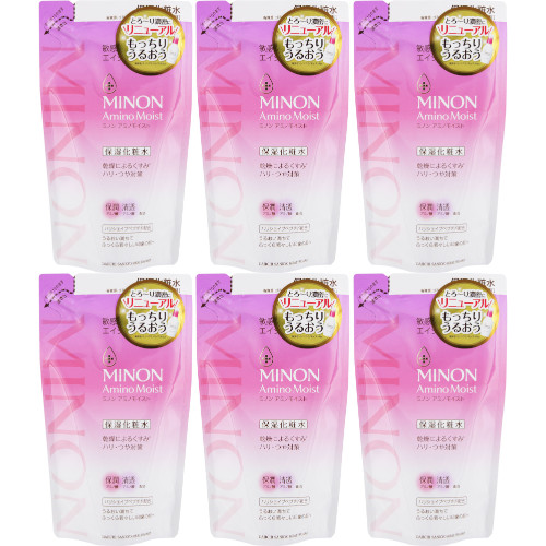 【6個セット】ミノン アミノモイスト エイジングケア ローション つめかえ用 130ml(4987107675187-6)