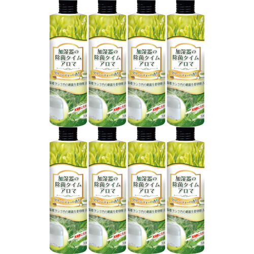 【8個セット】加湿器の除菌タイム アロマ グリーンティーの香り 300ml(4968909054745-8)