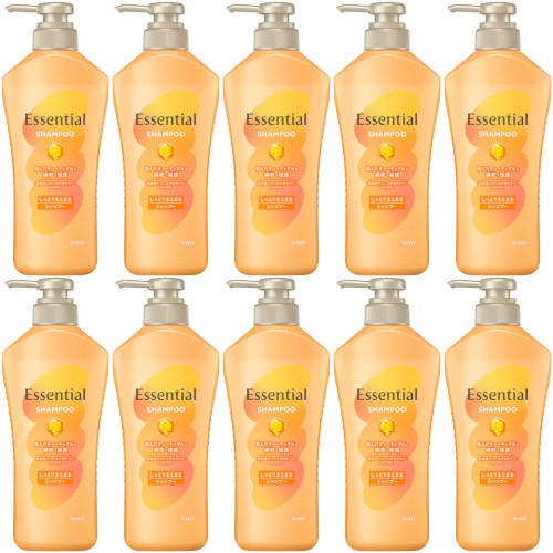 【10個セット】エッセンシャル しっとりまとまる シャンプー ポンプ 450ml(4901301436504-10)