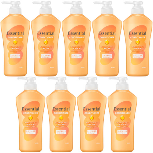 【9個セット】エッセンシャル しっとりまとまる コンディショナー ポンプ 450ml(4901301436511-9)