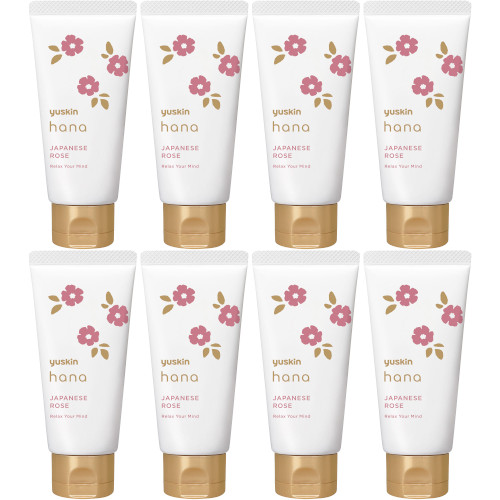 【8個セット】ユースキン ハナ ハンドクリーム ジャパニーズローズ チューブ 50g(49108040-8)の通販は