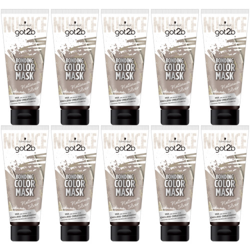 【10個セット】ｇｏｔ２ｂ ボンディング・カラーマスク プラチナシルバー 180g(4987234390519-10)