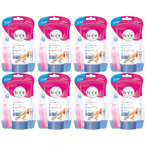 【8個セット】ヴィートピュアバスタイム除毛クリーム敏感肌用 150g(4906156037890-8)