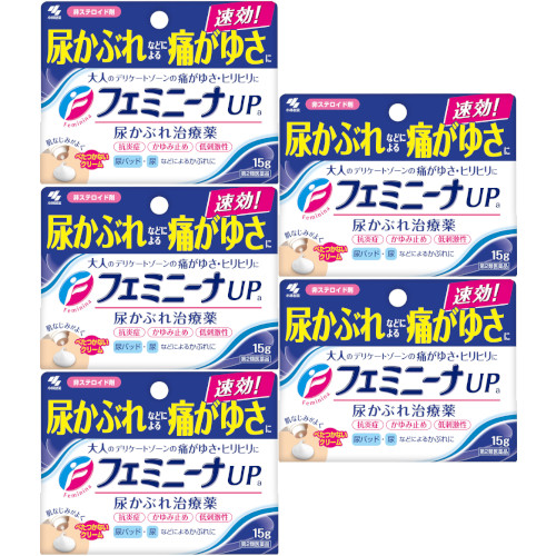【第2類医薬品】フェミニーナＵＰａ 15g【5個セット】【メール便】(4987072092194-5)の通販は 5,198円