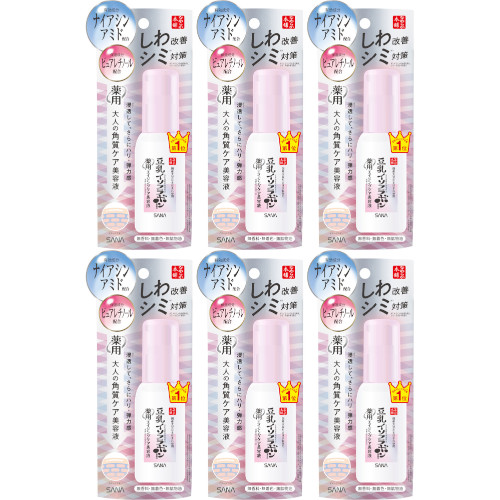 【6個セット】サナ なめらか本舗 薬用リンクル美容液 ホワイト 50ml(4964596702556-6)