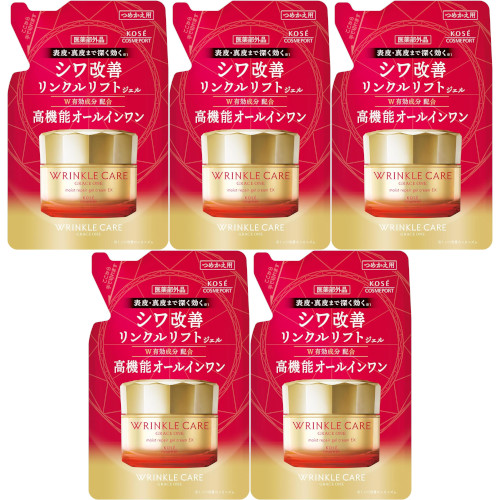 【5個セット】グレイスワン リンクルケア モイストリペア ジェルクリーム ＥＸ つめかえ 90g(4971710588019-5)