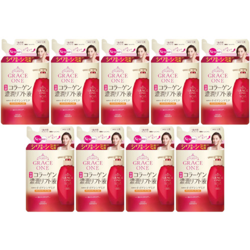 【9個セット】グレイス ワン 薬用リンクル リフト液 つめかえ 200ml(4971710587357-9)