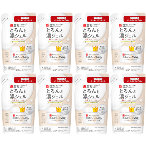 【8個セット】サナ なめらか本舗 とろんと濃ジェル ＮＣ つめかえ用 100g(4964596448843-8)