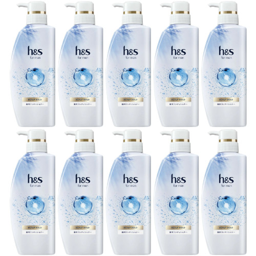 【10個セット】ｈ＆ｓｆｏｒｍｅｎ スカルプゴールド コンディショナー ポンプ 350g(4987176271211-10)