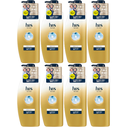 【8個セット】ｈ＆ｓｆｏｒｍｅｎ ゴールド２ｉｎ１ シャンプー ポンプ 350ml(4987176271204-8)の通販は 7,600円