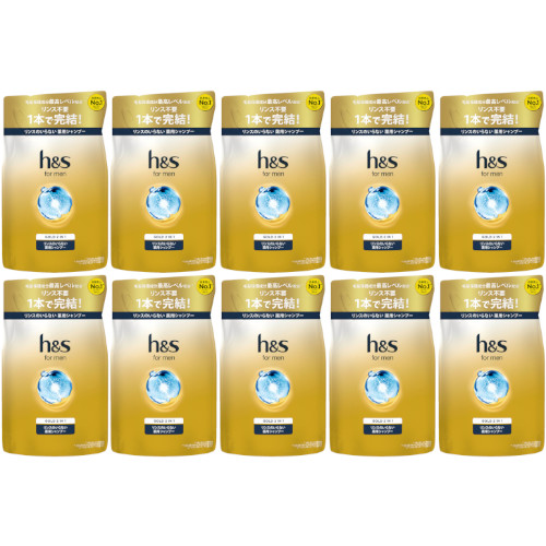 【10個セット】ｈ＆ｓｆｏｒｍｅｎ ゴールド２ｉｎ１ シャンプー つめかえ 300ml(4987176271136-10)の通販は