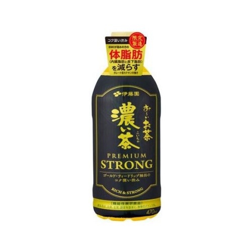 お〜いお茶 PREMIUM STRONG(プレミアムストロング) 470ml【2ケース(48本)セット】(4901085648575-48)の通販は緑茶