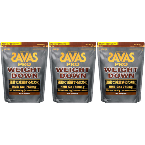 【3個セット】ザバス プロ ウェイトダウン チョコレート風味 800g(4902777350837-3)の通販は