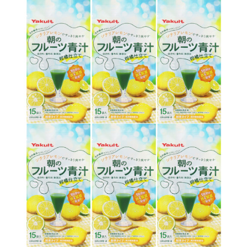 朝のフルーツ青汁 柑橘仕立て 15袋【6個セット】(4961507112510-6)