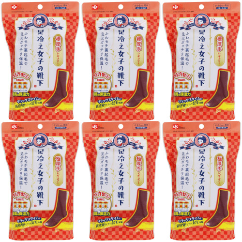 足冷え女子の靴下 レギュラー極厚手 1足入【6個セット】(4580543941955-6)の通販は 9,781円