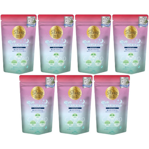 【7個セット】眠りやリーフバスソルト ハーバルナイト 1000g(4580299106172-7)