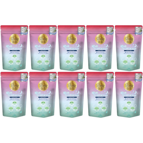 【10個セット】眠りやリーフバスソルト ハーバルナイト 1000g(4580299106172-10)