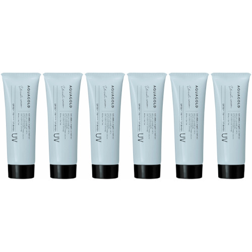 アクアゴールド UVカットクリームｂ 80g【6個セット】(4940756447352-6)