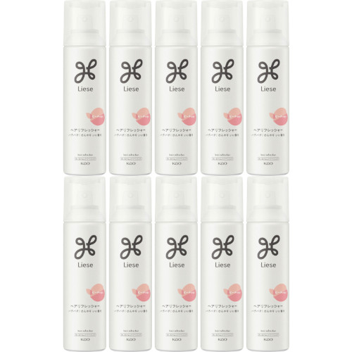 【10個セット】リーゼ ヘアリフレッシャー ピーチの香り 130g(4901301445100-10)
