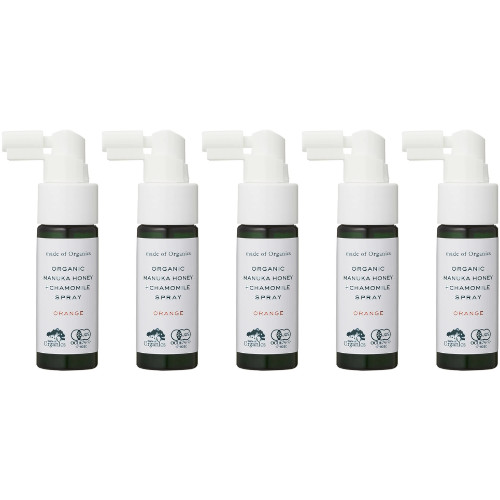 【5個セット】マヌカハニー+カモミールスプレー オレンジ 25ml(4528636412555-5)の通販は 7,650円