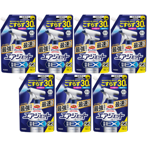 【7個セット】バスマジックリン エアジェット 除菌ＥＸ ハーバルクリアの香り つめかえ用 700ml(4901301453235-7)
