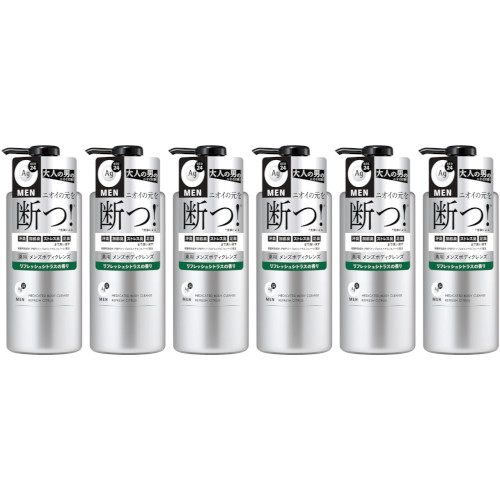 【6個セット】エージーデオ２４メン 薬用メンズボディクレンズ 490ml(4550516495204-6)