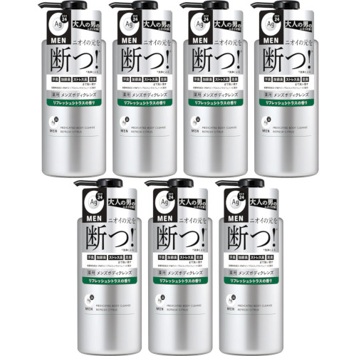 【7個セット】エージーデオ２４メン 薬用メンズボディクレンズ 490ml(4550516495204-7)