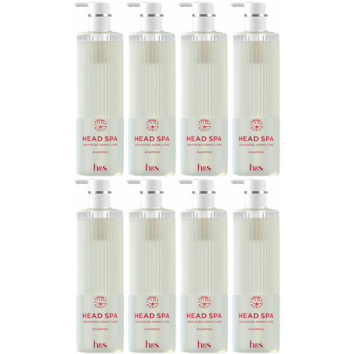 【8個セット】ｈ＆ｓ 深ヘッドスパ アドバンスドエイジングケア シャンプー ポンプ 435g(4987176310866-8)