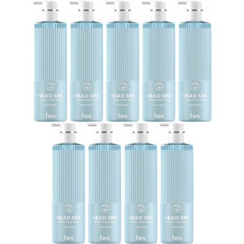 【9個セット】ｈ＆ｓ 深ヘッドスパ エクストラモイストケア トリートメント ポンプ 435g(4987176310859-9)