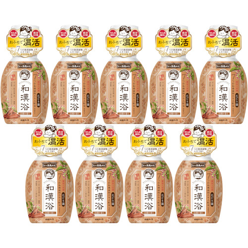 【9個セット】いい湯旅立ち 和漢浴 にごり入浴液 白檀の香り 300ml(4901559214794-9)