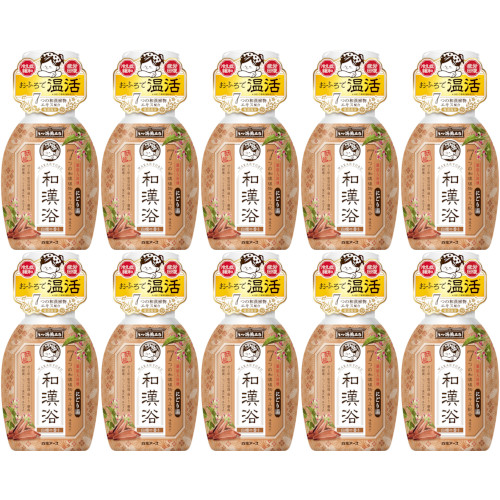 【10個セット】いい湯旅立ち 和漢浴 にごり入浴液 白檀の香り 300ml(4901559214794-10)