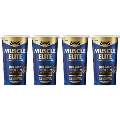 ザバス マッスルエリート バニラ風味 280g【4個セット】(4902777324531-4)