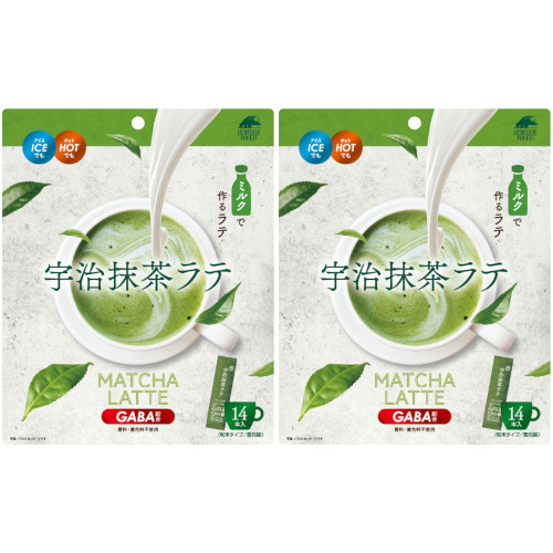 宇治抹茶ラテ ＧＡＢＡ配合 14本【2個セット】(4903361681610-2)