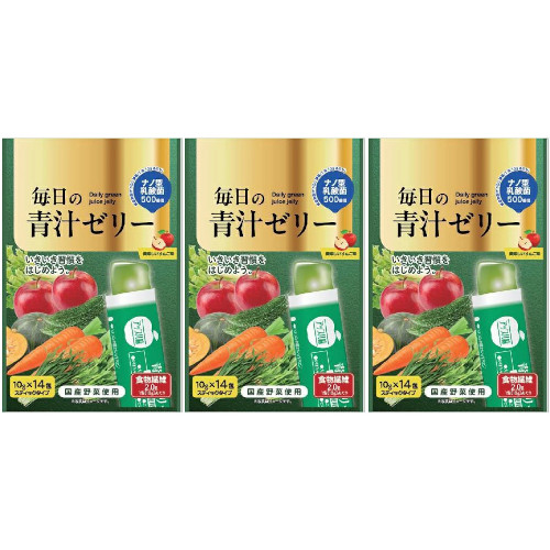 ぷちぷちパインとリンゴの青汁ゼリー 3箱セット パインとリンゴの青 青汁ゼリー２個セット