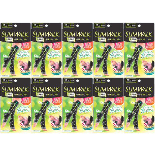 【10個セット】スリムウォーク 金曜日のリセットリフレＭ〜Ｌ チャコールグレー 1足(4902522681810-10)