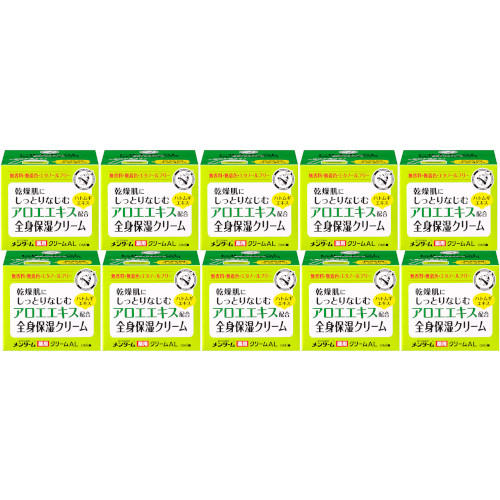 【10個セット】近江兄弟社メンターム 薬用アロエクリーム 145g(4987036455379-10)