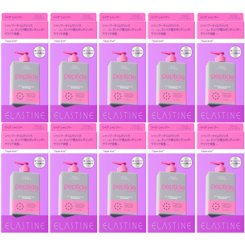 【10個セット】エラスティン マジックコントロール ダメージケア シャンプー 480ml(4985275799124-10)