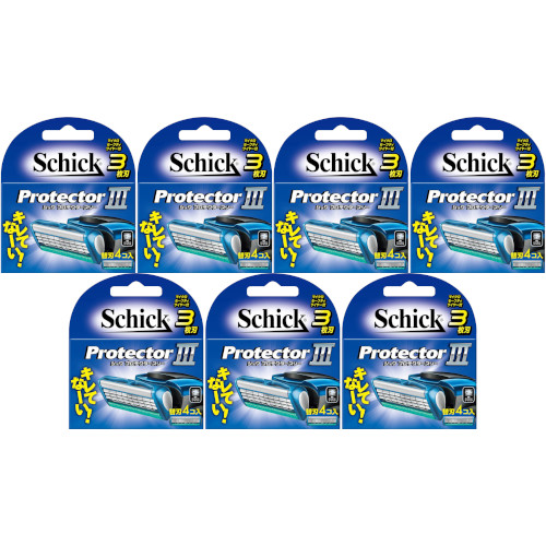 シック プロテクタースリー 替刃 4個入【7個セット】【メール便】(4891228303839-7)