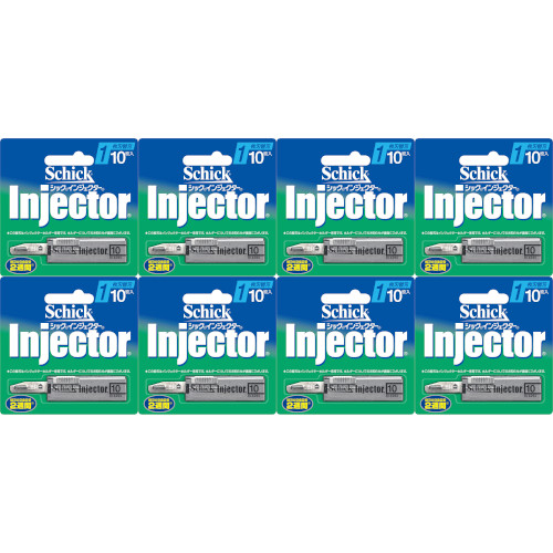 【8個セット】シック インジェクター １枚刃 替刃 10枚【メール便】(4891228303921-8)