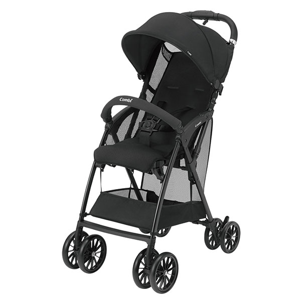 Aprica ベビーカー 折りたたみ式 グロブ ブラック・グレー