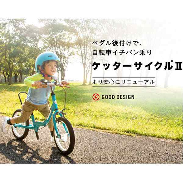 ピープル ケッターサイクルII 14インチ ブルーミングターコイズ 子供用