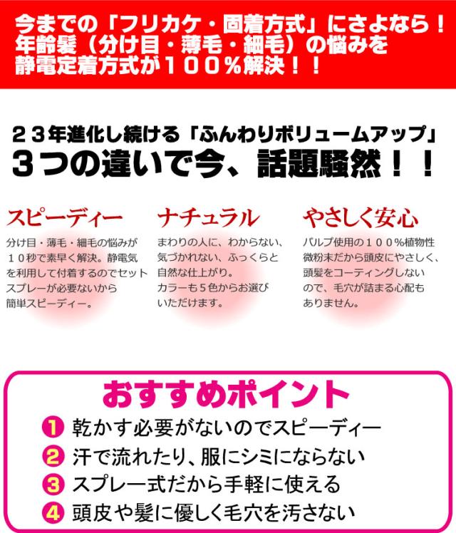 お得な2本セット シュッっとひとふき 分け目ふっくら マイ・ヘアーレディ 20ｇ11/5〜順次発送