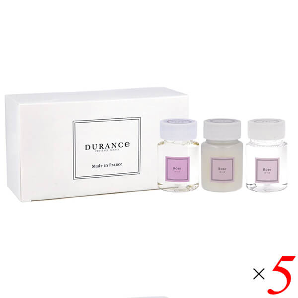 【当店最大16%+日曜5%】〜6/15(月)9:59！デュランス DURANCE リネンケア ディスカバリーセット (50ml×3) 香り3種 5本セット