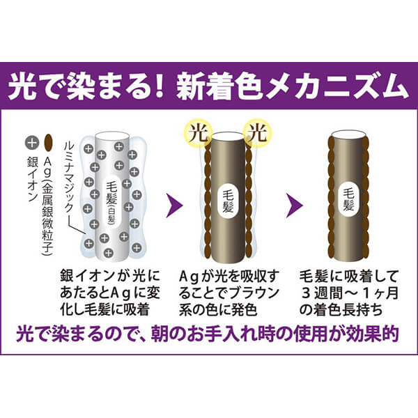 ヘアカラー 部分 白髪 ルミナ ヘアカラー リタッチ 20g 3個セット