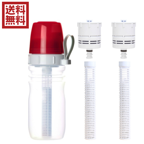 【当店ポイント5%+日曜5%】浄水器 カートリッジ コンパクト リセラマグボトル（携帯用ボトル型浄水器）交換カートリッジ２セット