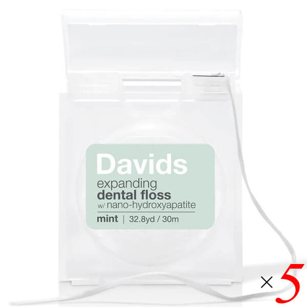 デイヴィッズ プレミアムデンタルフロス 本体（30m） 5個セット 歯 アパタイト 歯間ブラシの通販は 6,364円