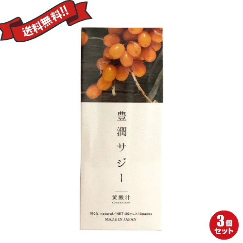 豊潤サジー スティックタイプ 30ml×10包 ３個セットの通販は