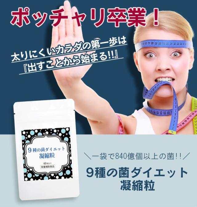 最大29 還元 100円クーポン 乳酸菌 サプリ ダイエット 9種の菌ダイエット凝縮粒 60粒 5個セットの通販はau Wowma 18k Au Wowma 店