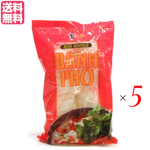 フォー 麺 乾麺 ベトナム アオザイ フォー（ポーションパック）タピオカ入り 50g×8 ５袋セット